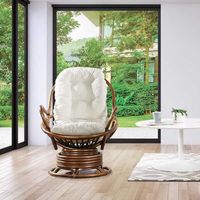 Bay Isle Home Lundell Upholstered Swivel Accent Chair & Reviews Wayfair